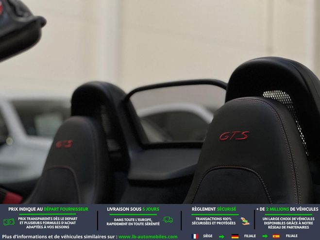 Porsche Boxster GTS 2.5i 365 ch PDK Rouge M�tallique de 2018