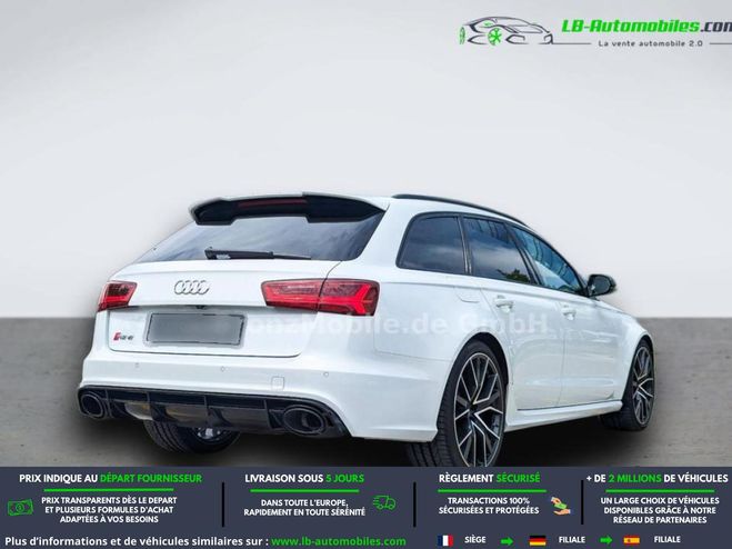 Audi RS6 V8 4.0 TFSI 605 BVA Blanc M�tallique de 2016