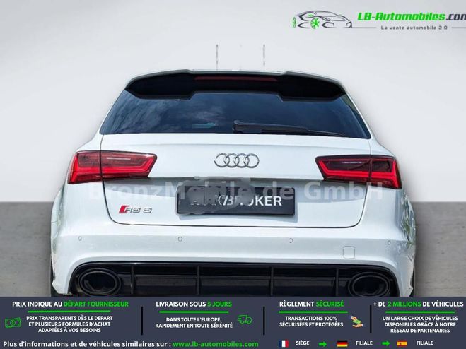 Audi RS6 V8 4.0 TFSI 605 BVA Blanc M�tallique de 2016