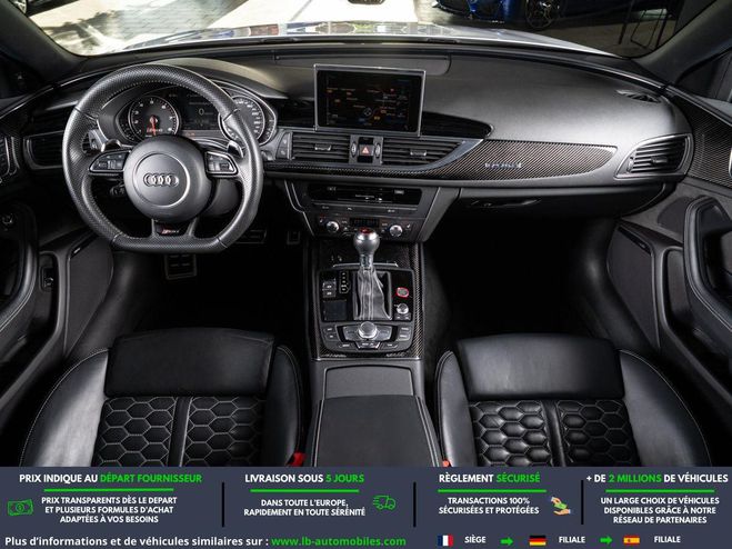 Audi RS6 V8 4.0 TFSI 605 BVA Blanc M�tallique de 2017