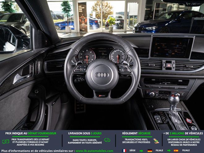 Audi RS6 V8 4.0 TFSI 605 BVA Blanc M�tallique de 2017
