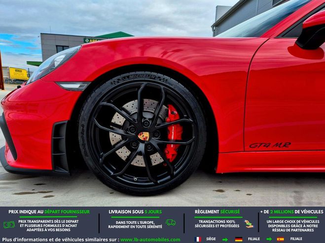 Porsche Cayman GT4 4.0i 420 ch Rouge de 2020