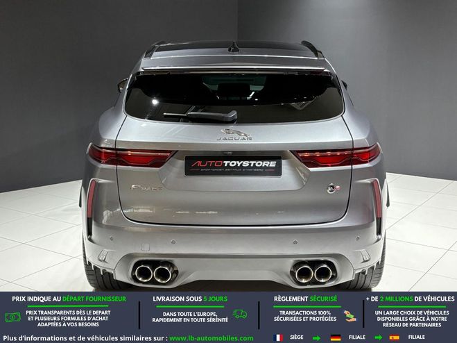 Jaguar F Pace 5.0 - SVR 550 AWD BVA Gris M�tallique de 2021