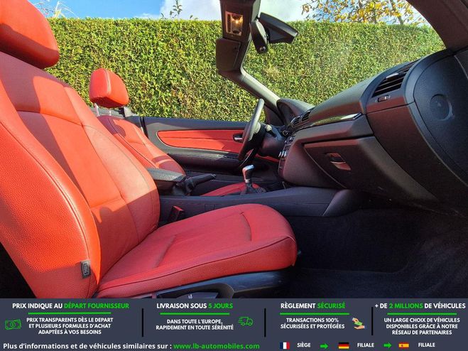 BMW Serie 1 118i 143CH Noir M�tallique de 2012