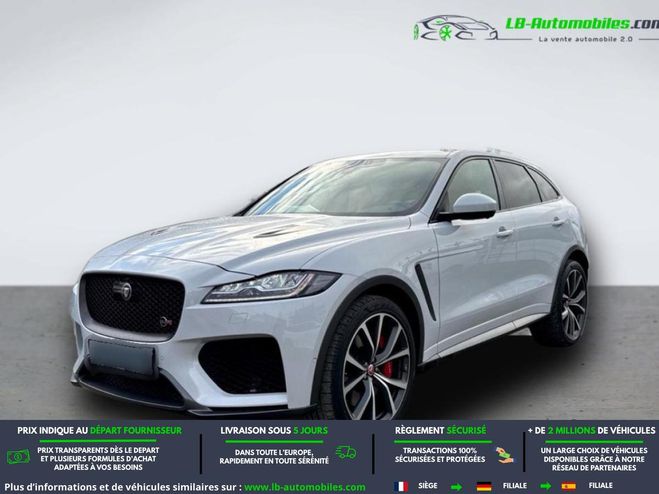 Jaguar F Pace V8 - 550 ch AWD BVA Blanc M�tallique de 2019