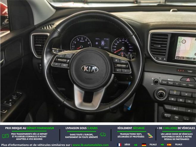 Kia Sportage 1.6 T-GDi 177 4x2 BVA Rouge M�tallique de 2019