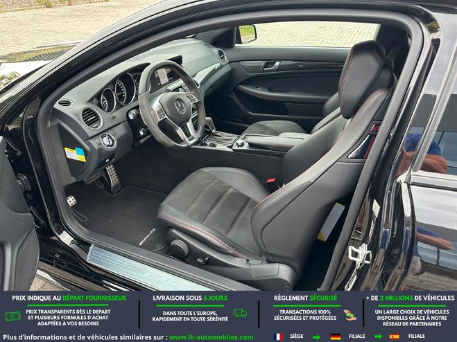 Mercedes Classe C 63 AMG A Noir M�tallique de 2012