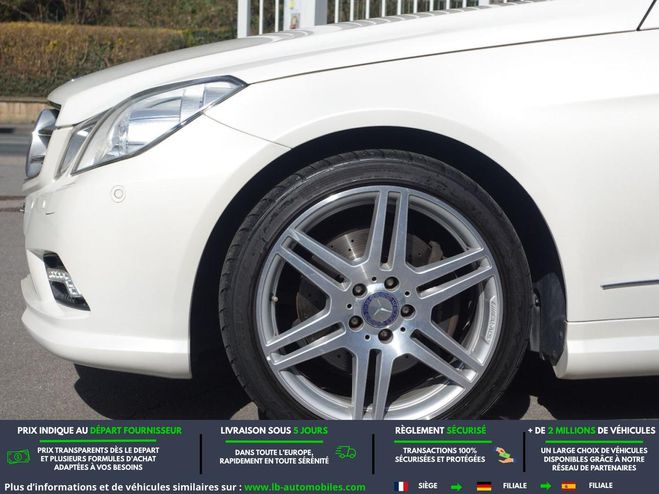 Mercedes Classe E 350 BVA Blanc M�tallique de 2011