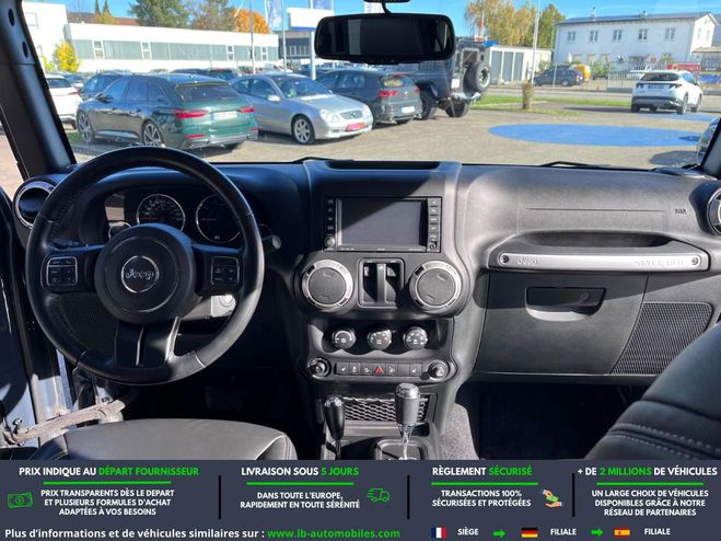 Jeep Wrangler 2.8 CRD 200 - BVA 3 Portes Gris Mate de 2017