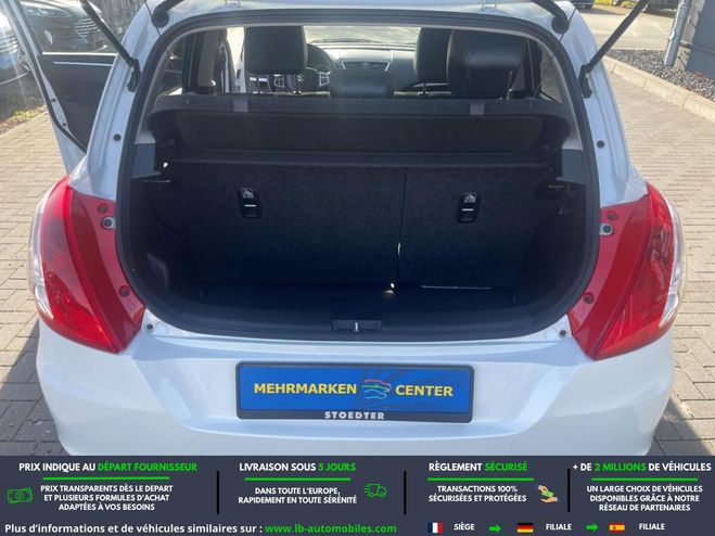 Suzuki Swift 1.2 VVT 94ch BVM Blanc M�tallique de 2016