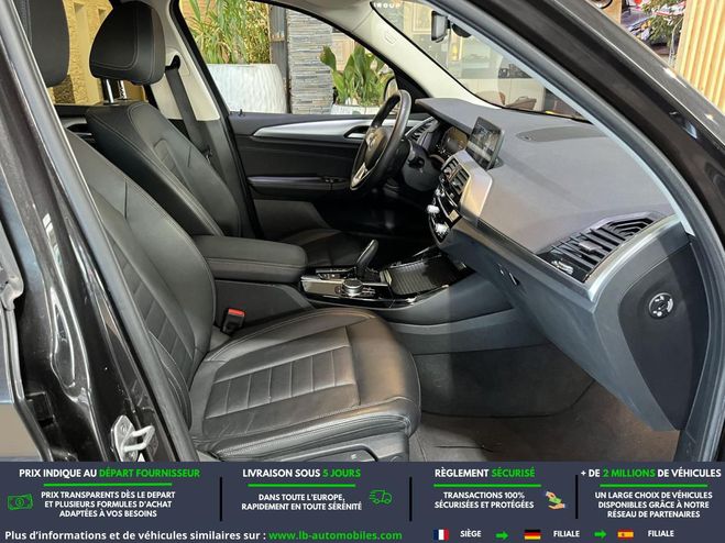 BMW X3 xDrive 30i 252ch BVA Noir M�tallique de 2021