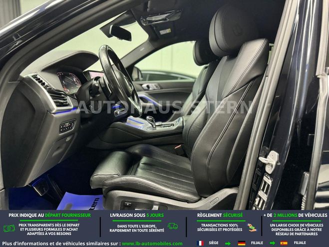 BMW X6 xDrive30d 265 ch BVA Noir M�tallique de 2020