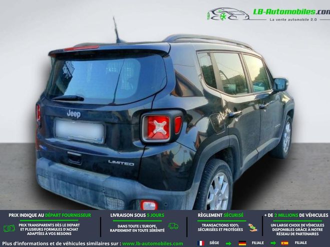 Jeep Renegade 1.3 190 ch PHEV BVA 4xe eAWD Noir M�tallique de 2021