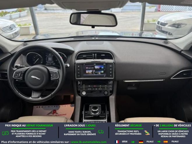 Jaguar F Pace 2.0 D - 180 ch 2WD BVA Bleu M�tallique de 2017