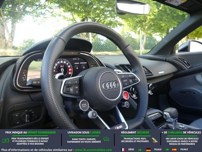 Audi R8 V10 Plus 5.2 FSI 610 BVA Quattro Noir M�tallis�e de 2017