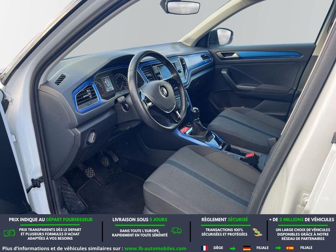 Volkswagen T Roc 1.0 TSI 115 Start/Stop BVM Blanc M�tallis�e de 2019
