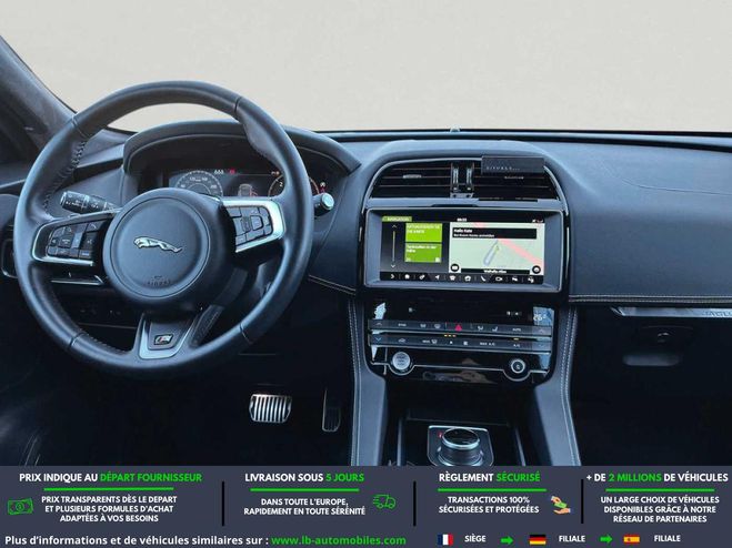 Jaguar F Pace 3.0 D - 300 ch AWD BVA Noir M�tallique de 2019