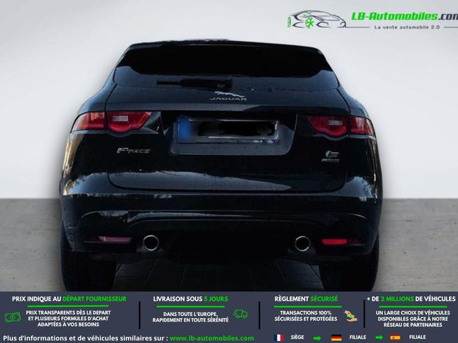Jaguar F Pace 3.0 D - 300 ch AWD BVA Noir M�tallique de 2019