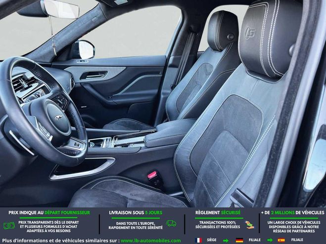 Jaguar F Pace 3.0 D - 300 ch AWD BVA Noir M�tallique de 2019