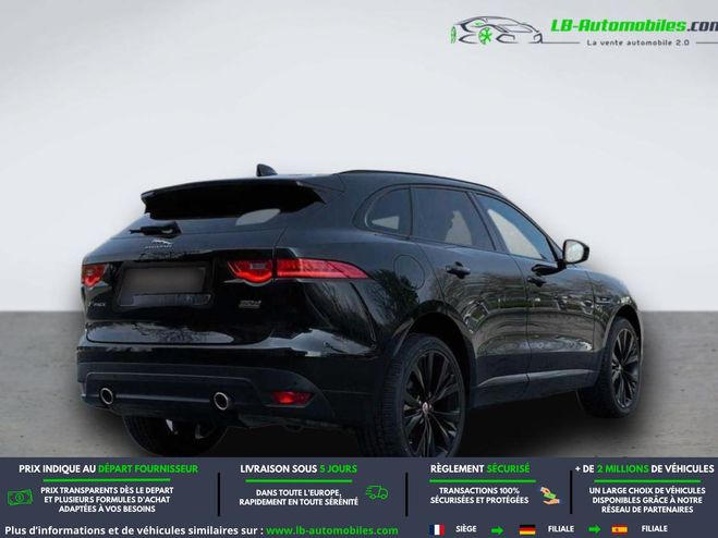 Jaguar F Pace 3.0 D - 300 ch AWD BVA Noir M�tallique de 2018