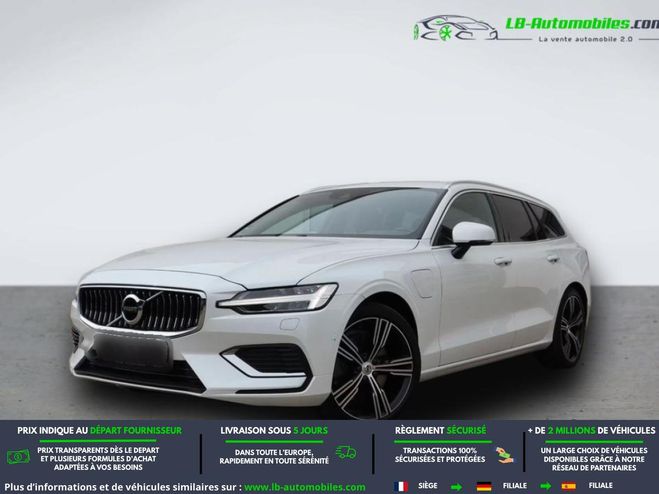 Volvo V60 T6 AWD 253 ch + 145 ch BVA Blanc M�tallique de 2021
