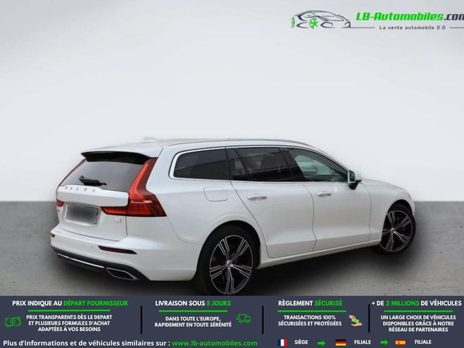 Volvo V60 T6 AWD 253 ch + 145 ch BVA Blanc M�tallique de 2021