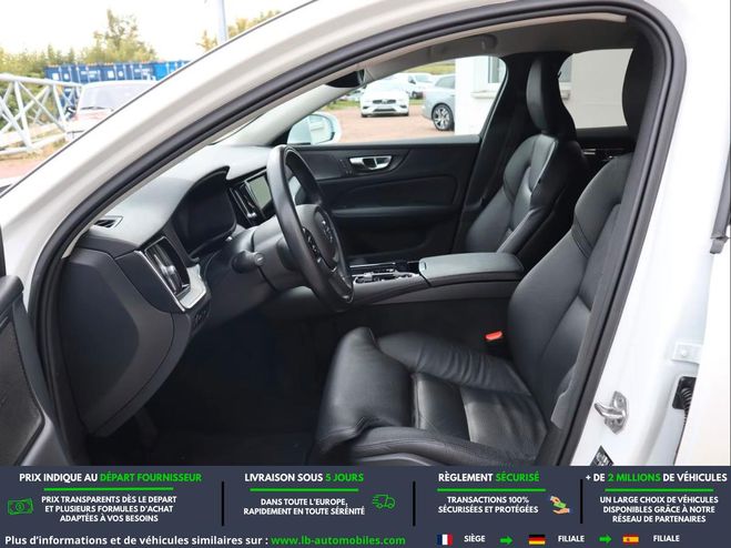 Volvo V60 T6 AWD 253 ch + 145 ch BVA Blanc M�tallique de 2021