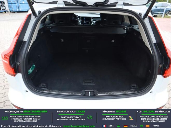 Volvo V60 T6 AWD 253 ch + 145 ch BVA Blanc M�tallique de 2021