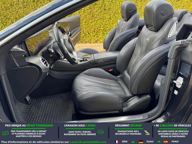 Mercedes Classe S 63 S AMG Noir M�tallique de 2018