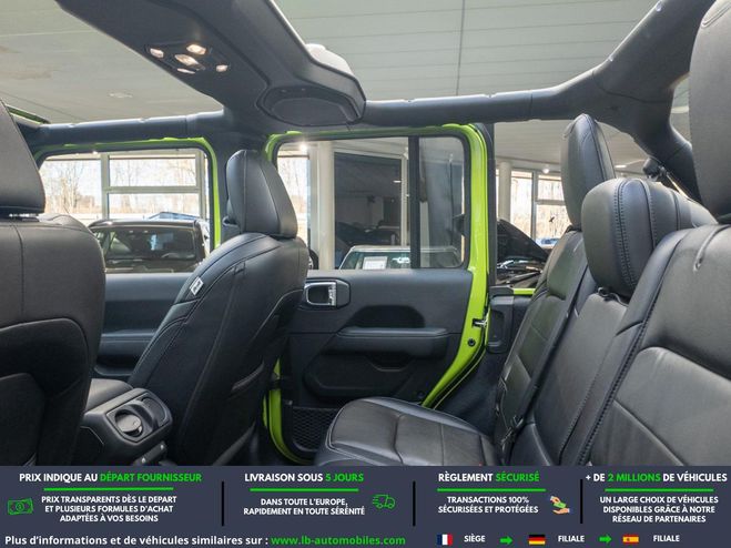 Jeep Wrangler Unlimited 2.0 l T 272 ch 4x4 BVA Vert M�tallique de 2021