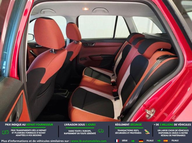 Skoda Fabia 1.2 TSI 90 ch BVM Rouge M�tallique de 2015