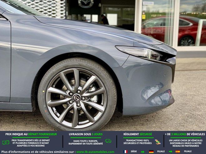 Mazda 3 2.0L SKYACTIV-G M Hybrid 122 ch BVM Gris M�tallique de 2019