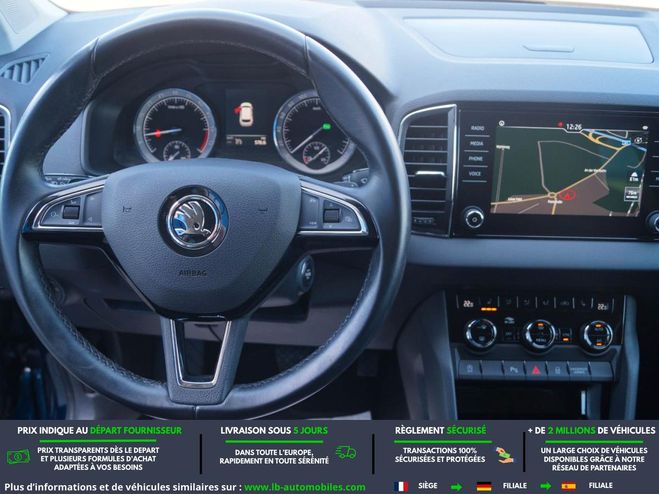 Skoda Karoq 1.6 TDI 116 ch BVA Bleu M�tallique de 2019