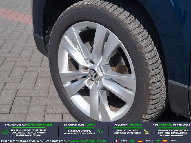 Skoda Karoq 1.6 TDI 116 ch BVA Bleu M�tallique de 2019
