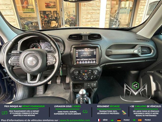 Jeep Renegade 1.0 GSE 120 ch BVM Bleu de 2020