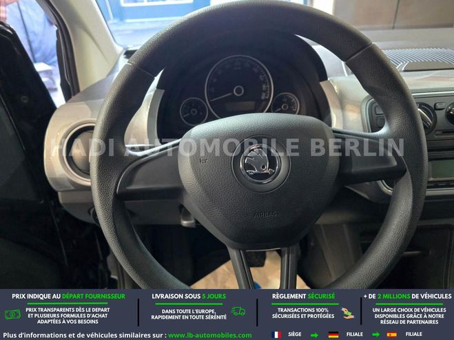 Skoda Citigo 1.0 12v MPI 60 ch BVA Noir M�tallique de 2015