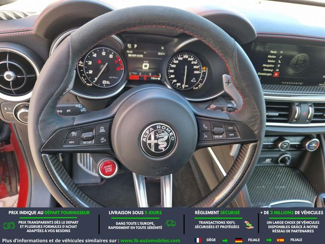 Alfa romeo Stelvio 2.9 V6 510 ch Q4 BVA Rouge M�tallique de 2020