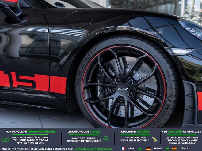 Porsche Cayman GT4 4.0i 420 ch Noir de 2020