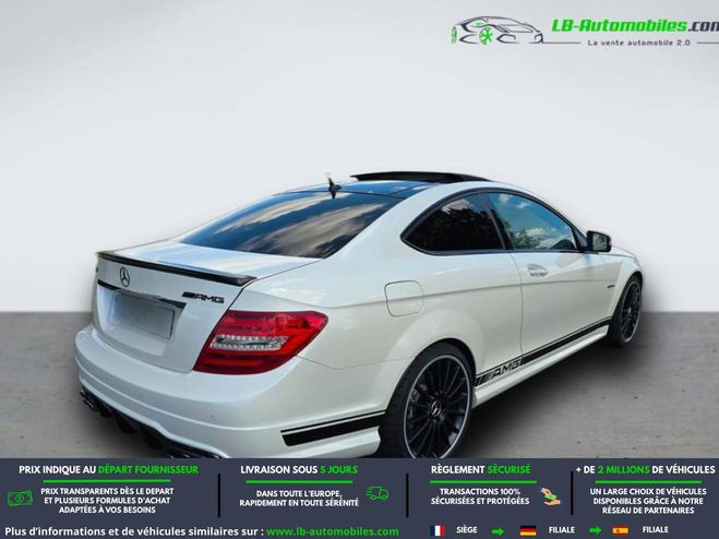 Mercedes Classe C 63 AMG BVA Blanc M�tallique de 2013