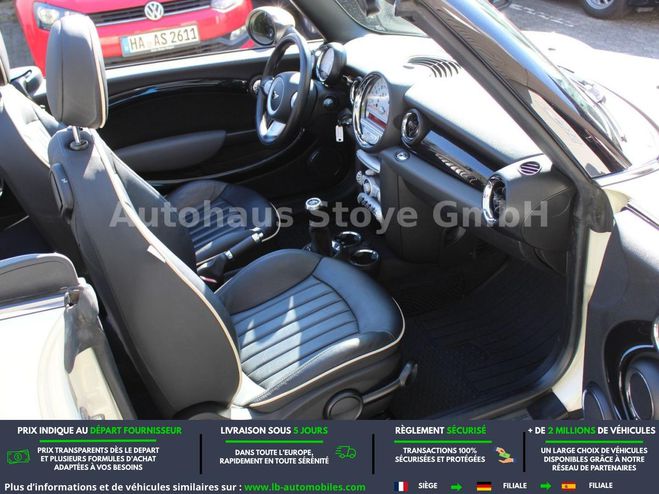 Mini Cabrio 122 ch BVM Blanc de 2010