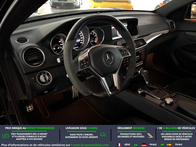 Mercedes Classe C 63 AMG BVA Noir M�tallique de 2012