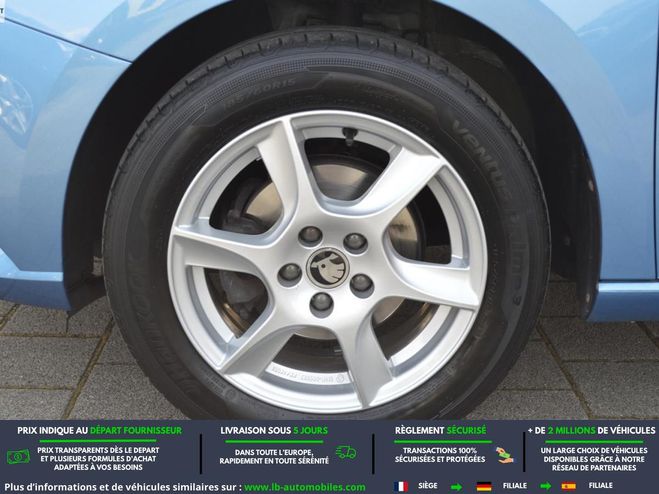 Skoda Fabia 1.0 MPI 60 ch BVM Bleu M�tallique de 2018