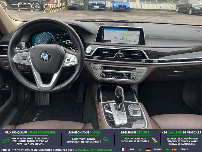 BMW Serie 7 730d xDrive 265 ch Noir M�tallique de 2017