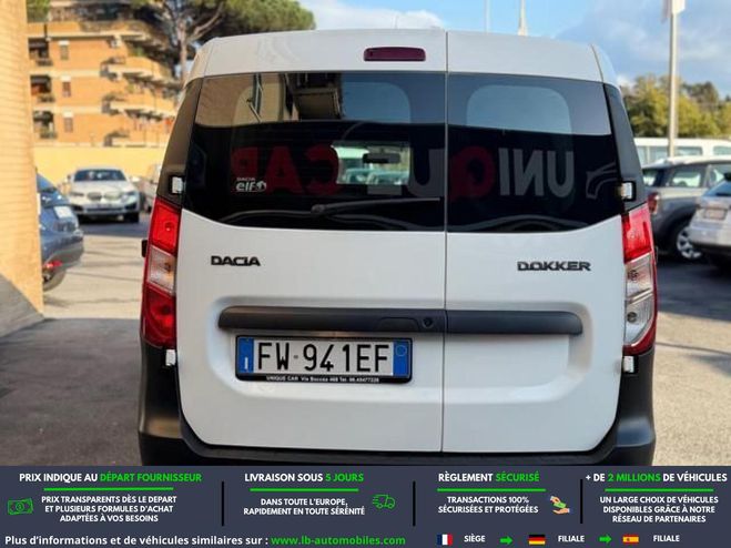 Dacia Dokker 1,6 SCe 100 Blanc M�tallique de 2019