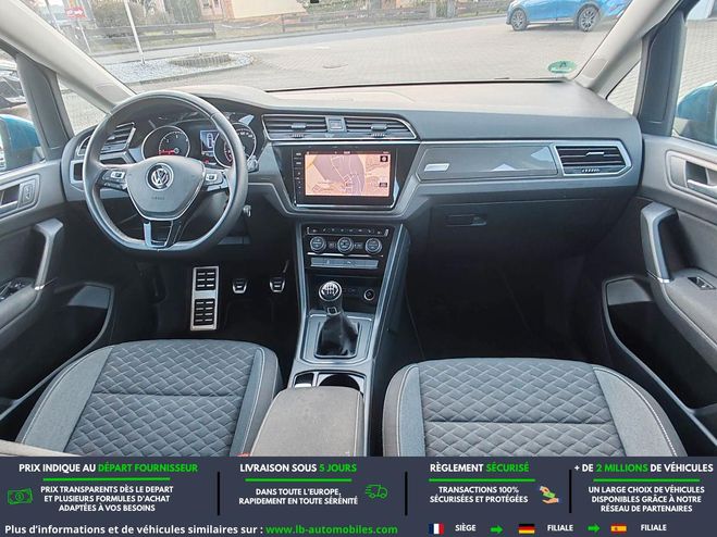 Volkswagen Touran 1.6 TDI 115 7pl Bleu M�tallique de 2019