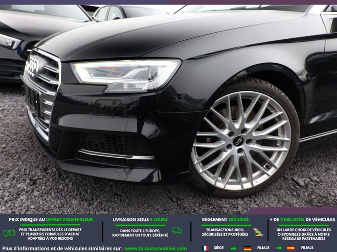 Audi S3 TFSI 300 ch BVA Quattro Noir M�tallique de 2019