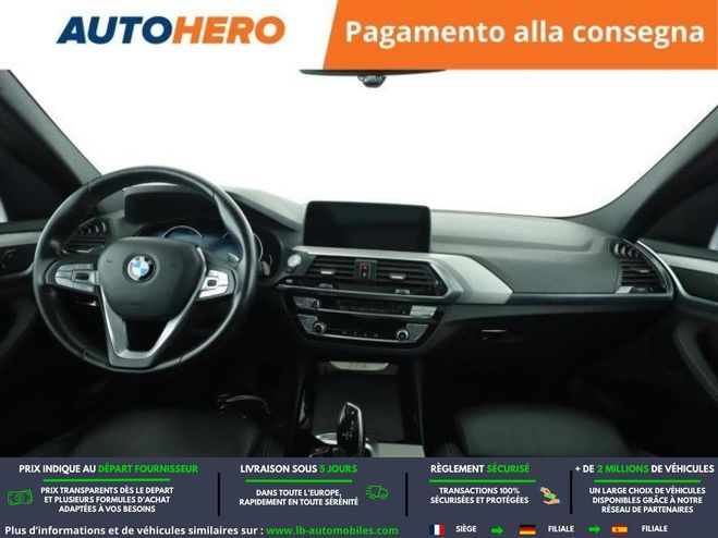 BMW X3 xDrive20d 190ch BVA Blanc M�tallique de 2019