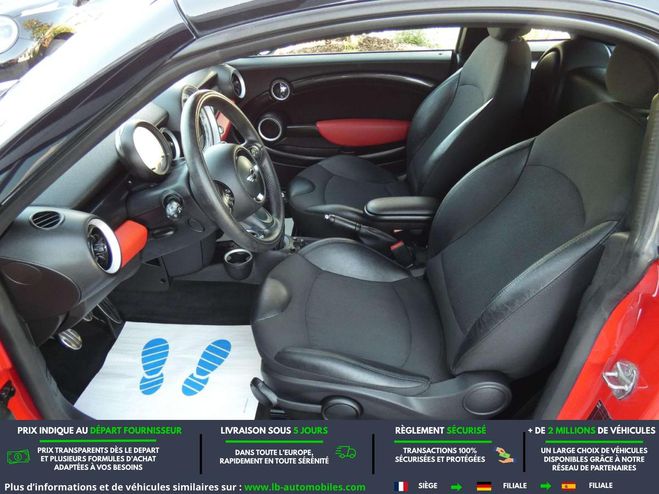 Mini Cabrio 184 ch BVM Rouge M�tallique de 2013