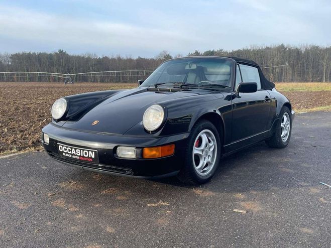 Porsche 911 Cabriolet Carrera 2 Tiptronic Noir de 1991