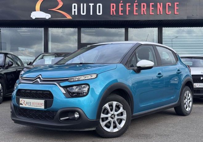 Citroen C3 1.5 BLUEHDI 100 CH 1ERE MAIN CARPLAY REG Bleu de 2022